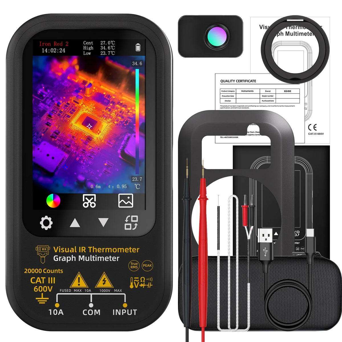 BSIDE SH6 Thermal Imaging Multimeter