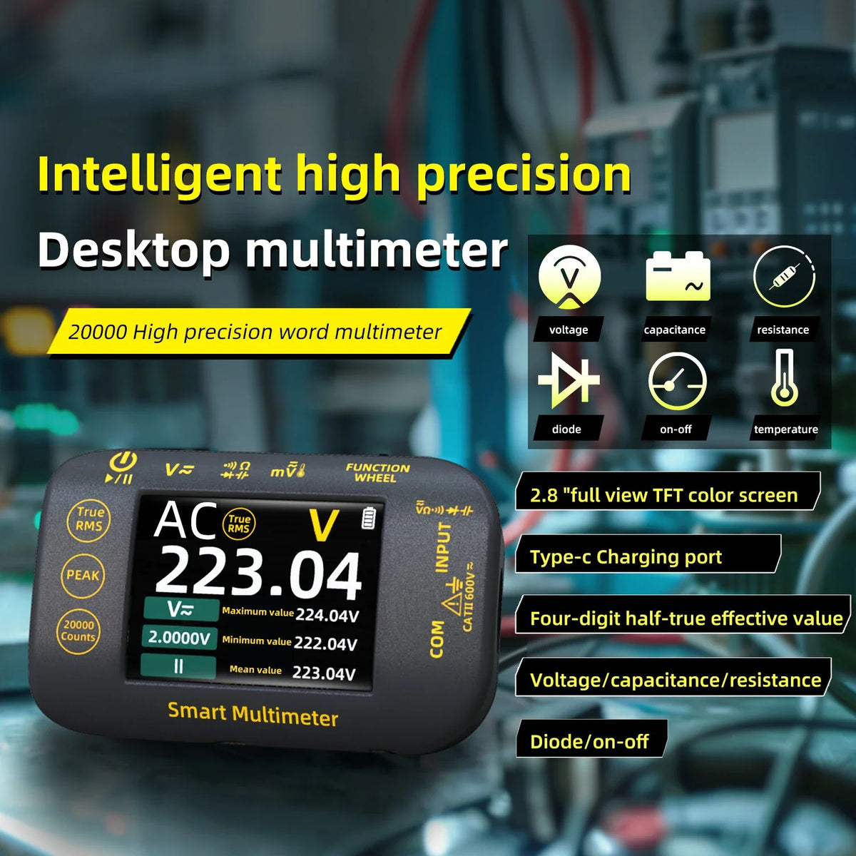 BSIDE S40 High-Precision Digital Multimeter