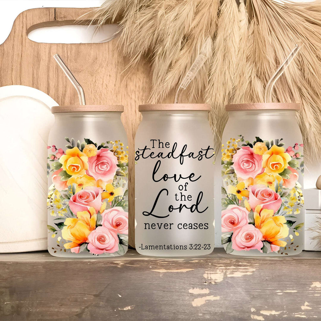 Floral Bible Verse Drinkware — Cup, Mug & Tumbler
