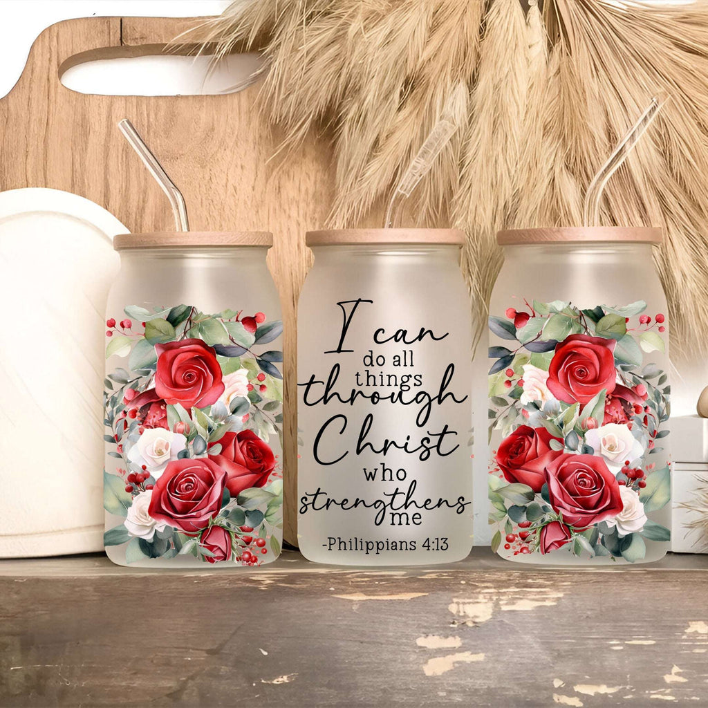 Floral Bible Verse Drinkware — Cup, Mug & Tumbler