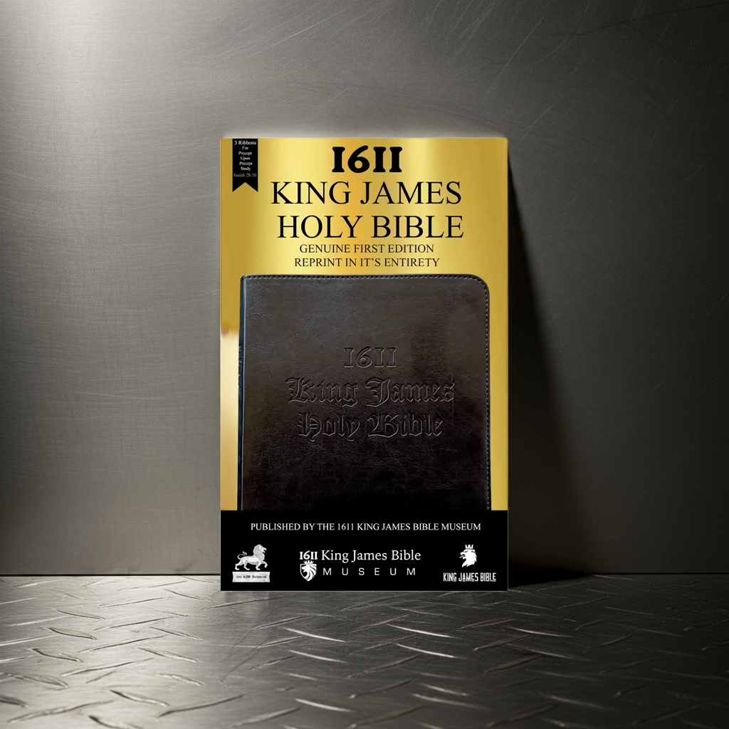 1611 King James Bible — Black
