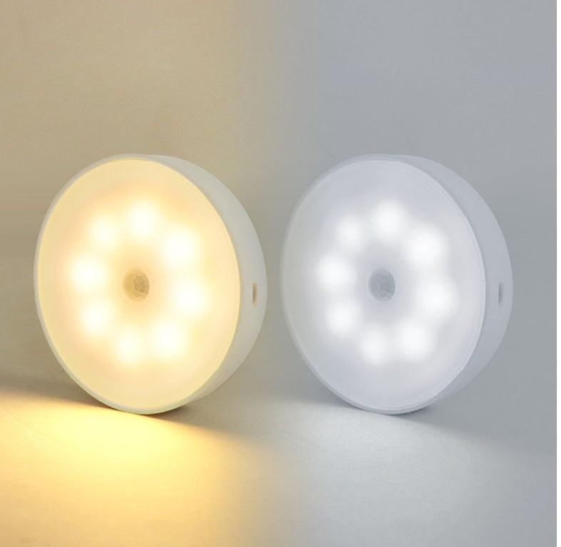 Rechargeable Motion-Sensor LED Puck Lights