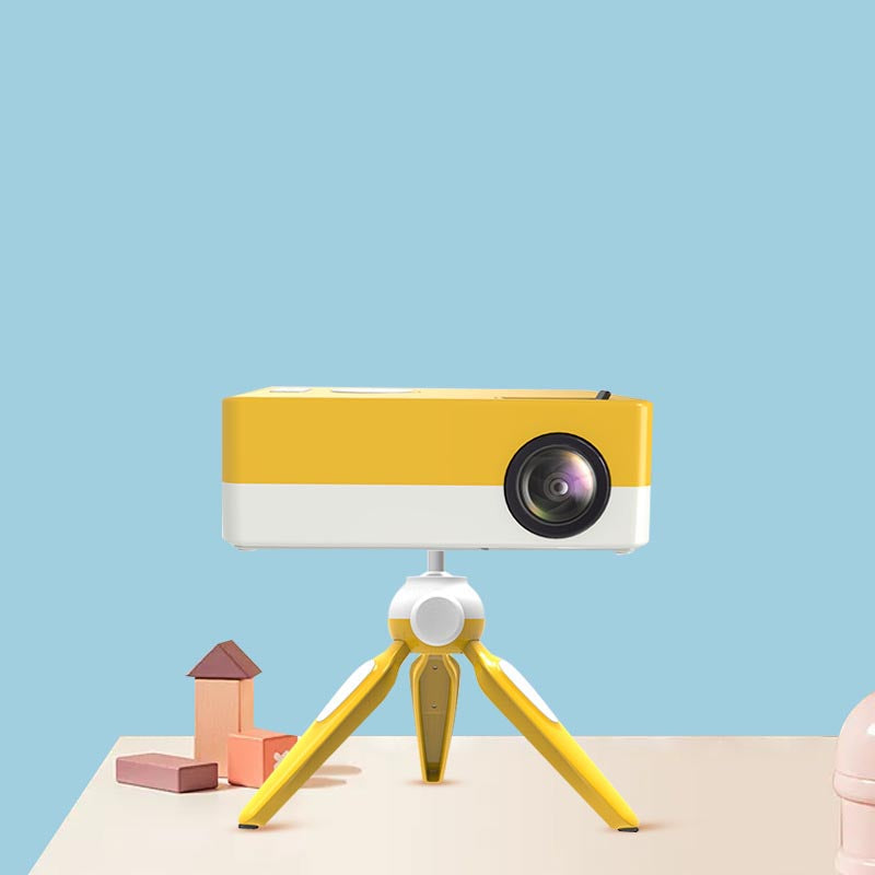 Portable 800 × 480 Mini Projector with Stand