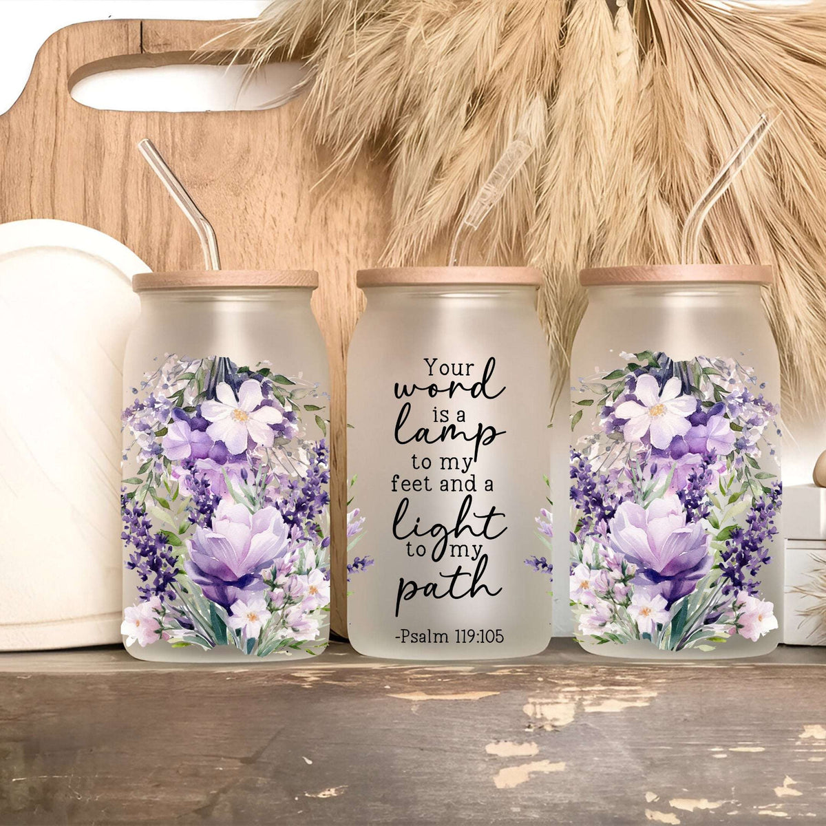 Floral Bible Verse Drinkware — Cup, Mug & Tumbler