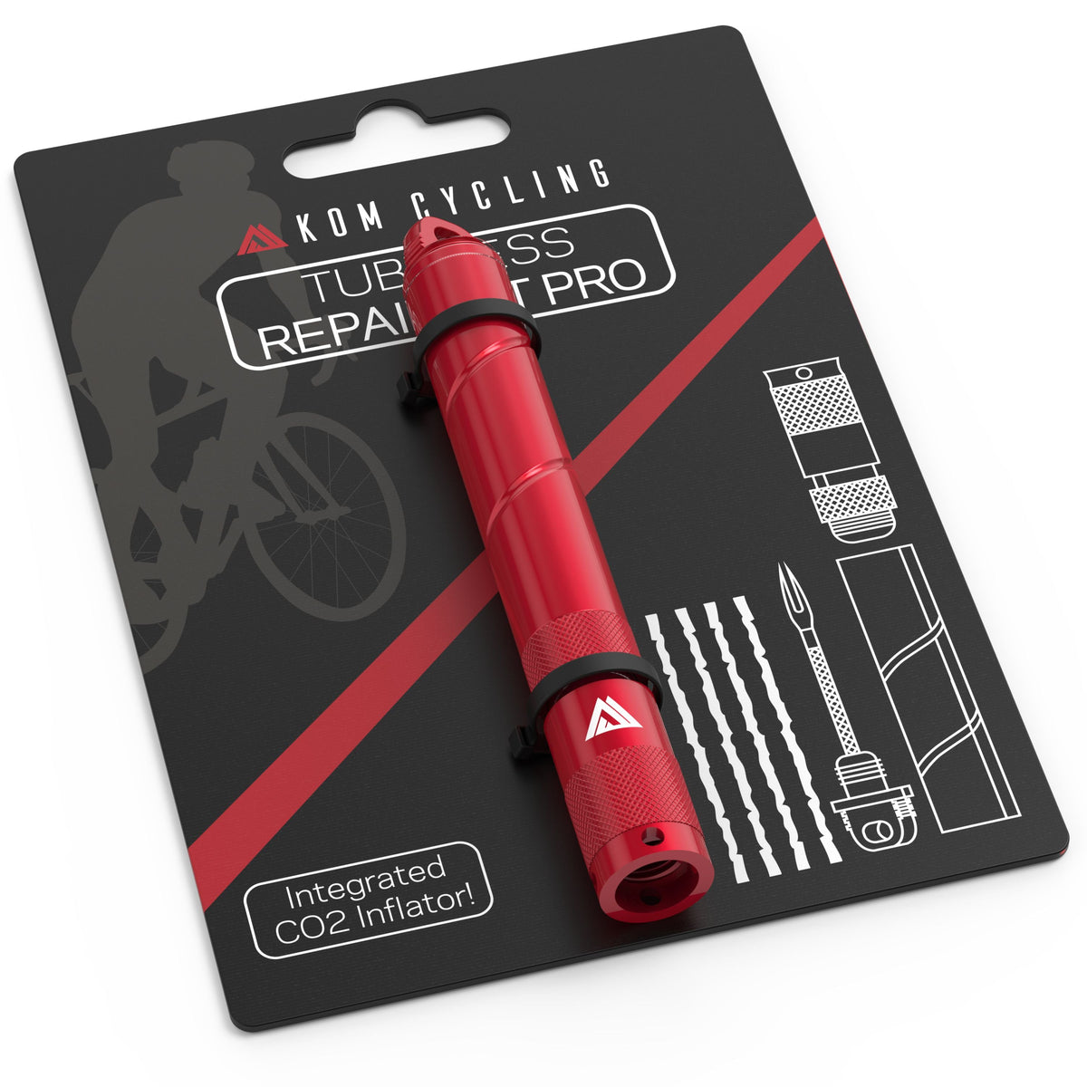 KOM Cycling PRO Tubeless Tire Repair Tool