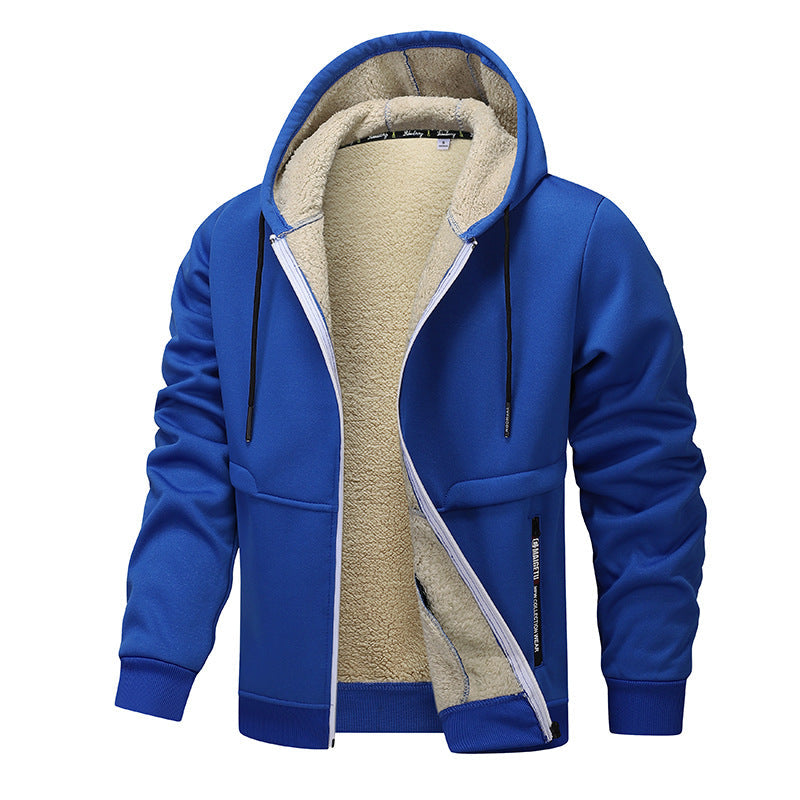 Men's Heavyweight Sherpa-Lined Hooded Jacket