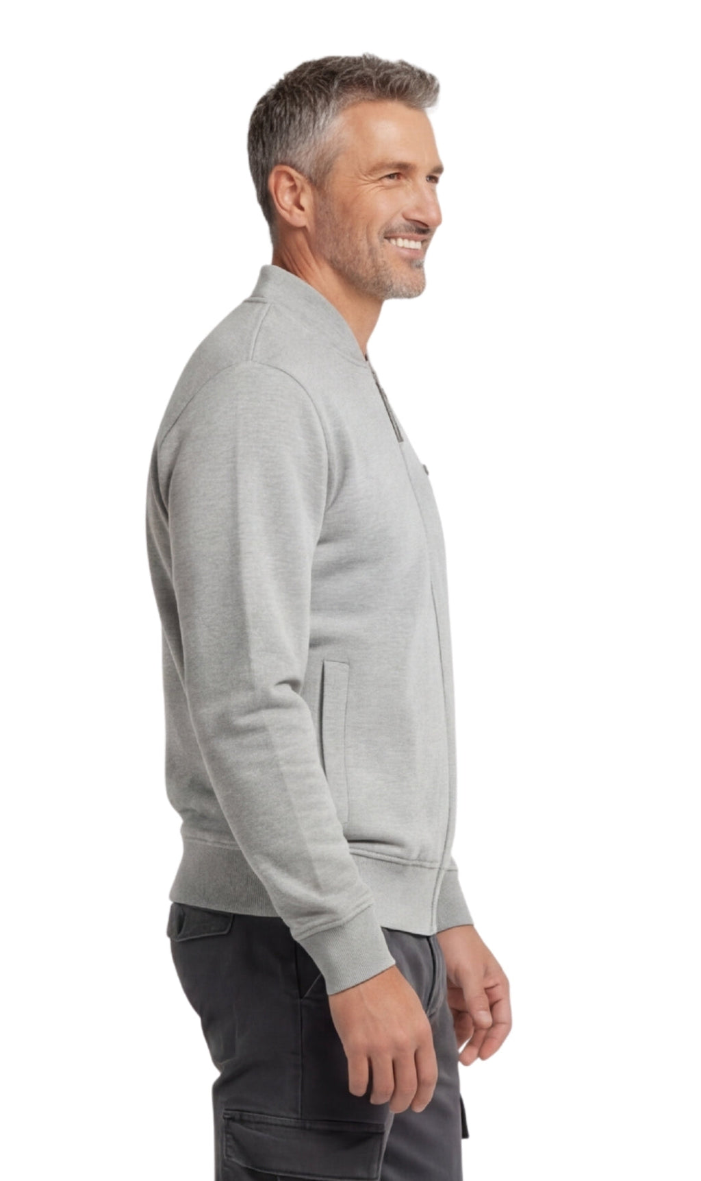 Men's Lightweight Baseball Fleece Jacket