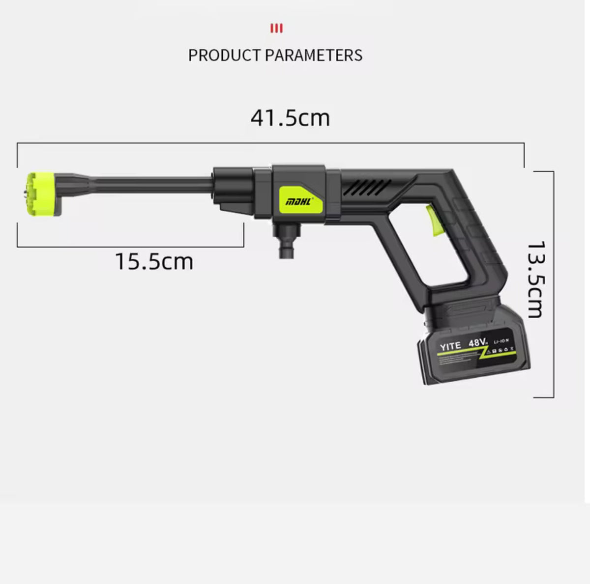 PowerSpray Portable Cordless Pressure Washer