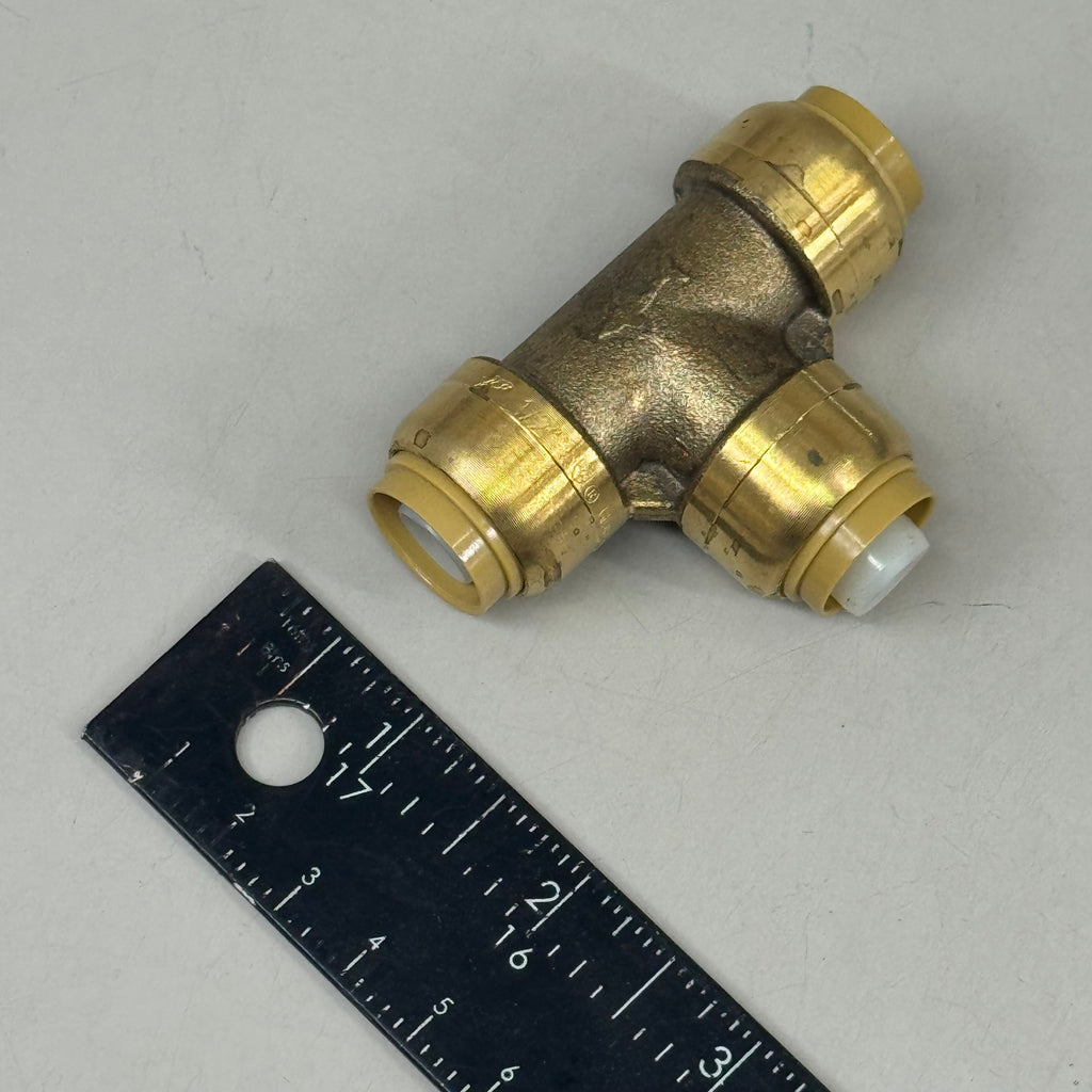 SharkBite 1/2-in. Push-to-Connect Brass Tee (U362LFA)