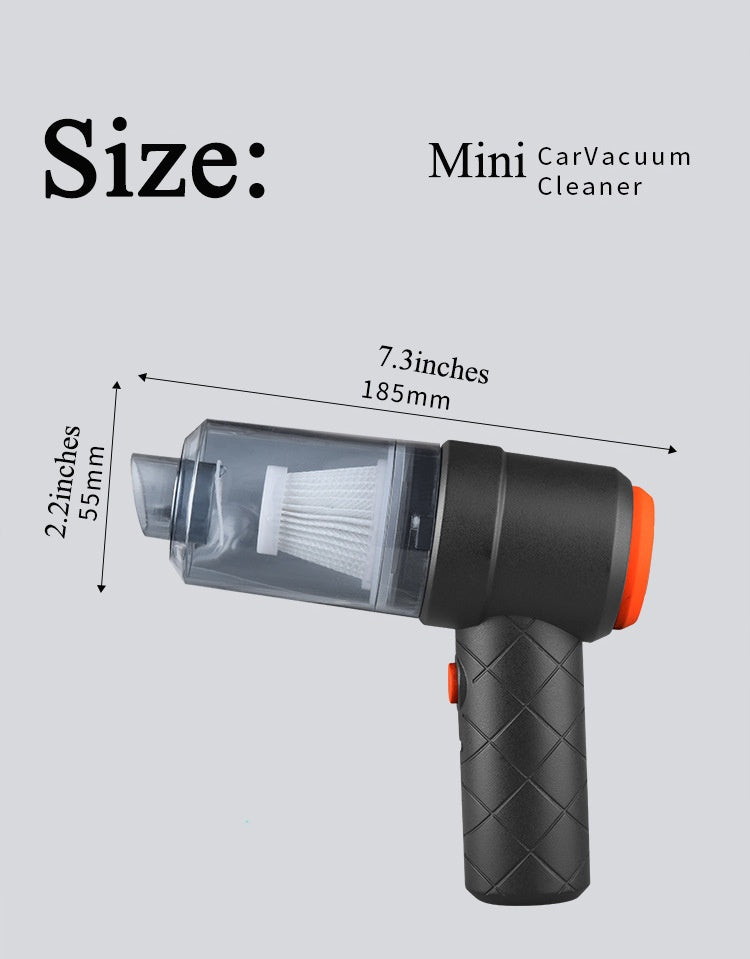 Cordless Mini Car Vacuum Cleaner