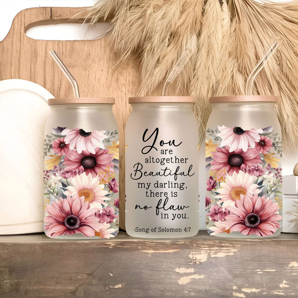 Floral Bible Verse Drinkware — Cup, Mug & Tumbler