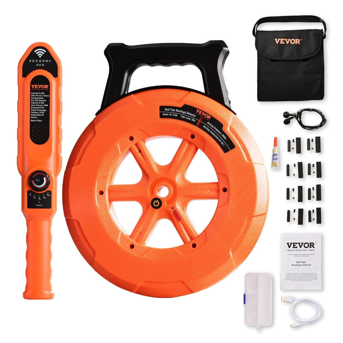 VEVOR 100-ft Underground Pipe Locator