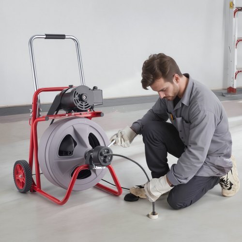 VEVOR 75-ft Auto-Feed Drain Cleaning Machine