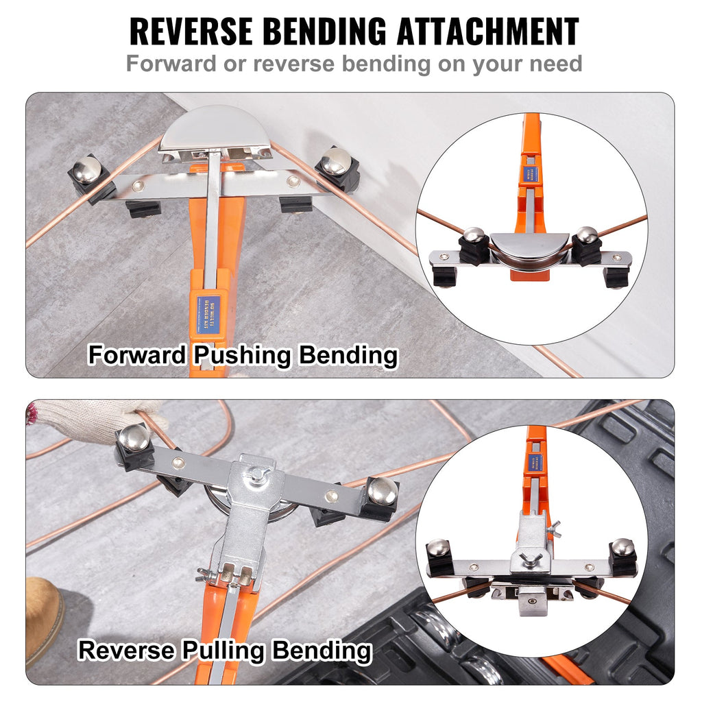 VEVOR Ratcheting Tube Bender & Cutter 1/4–7/8 in.