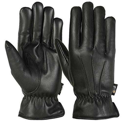 Men's Genuine Leather Thermal Work Gloves