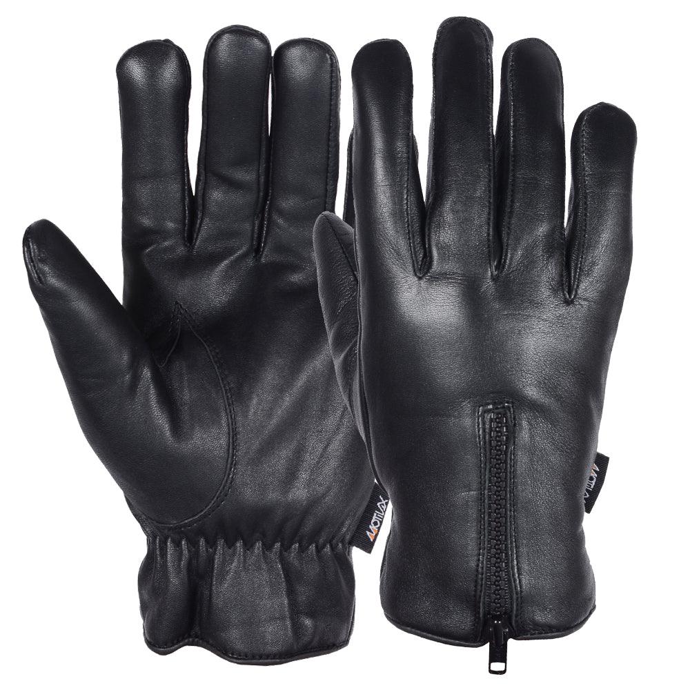 Men's Genuine Leather Thermal Work Gloves