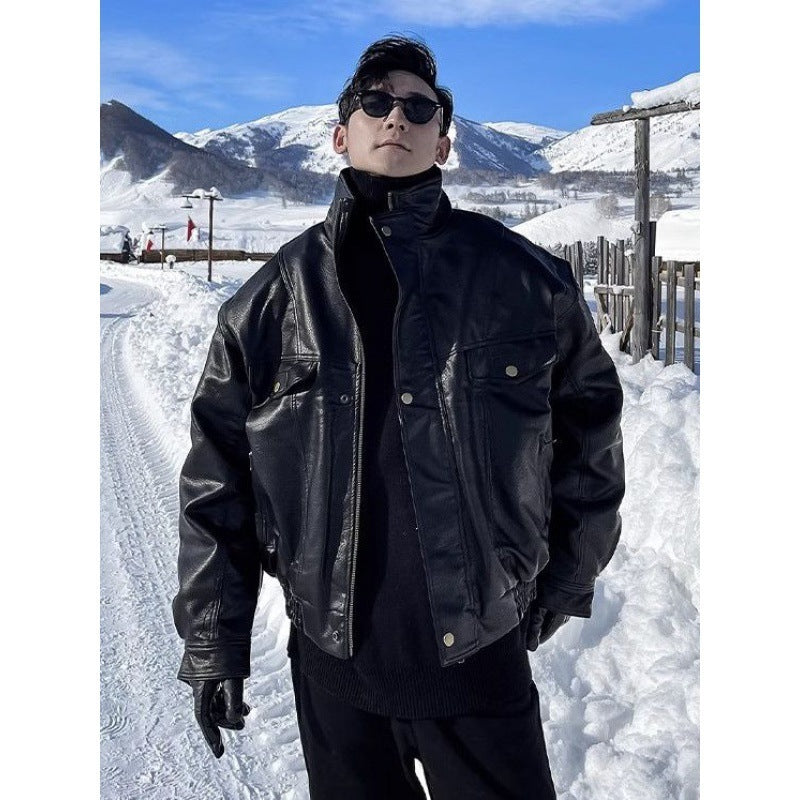 Men's Black Winter Jacket