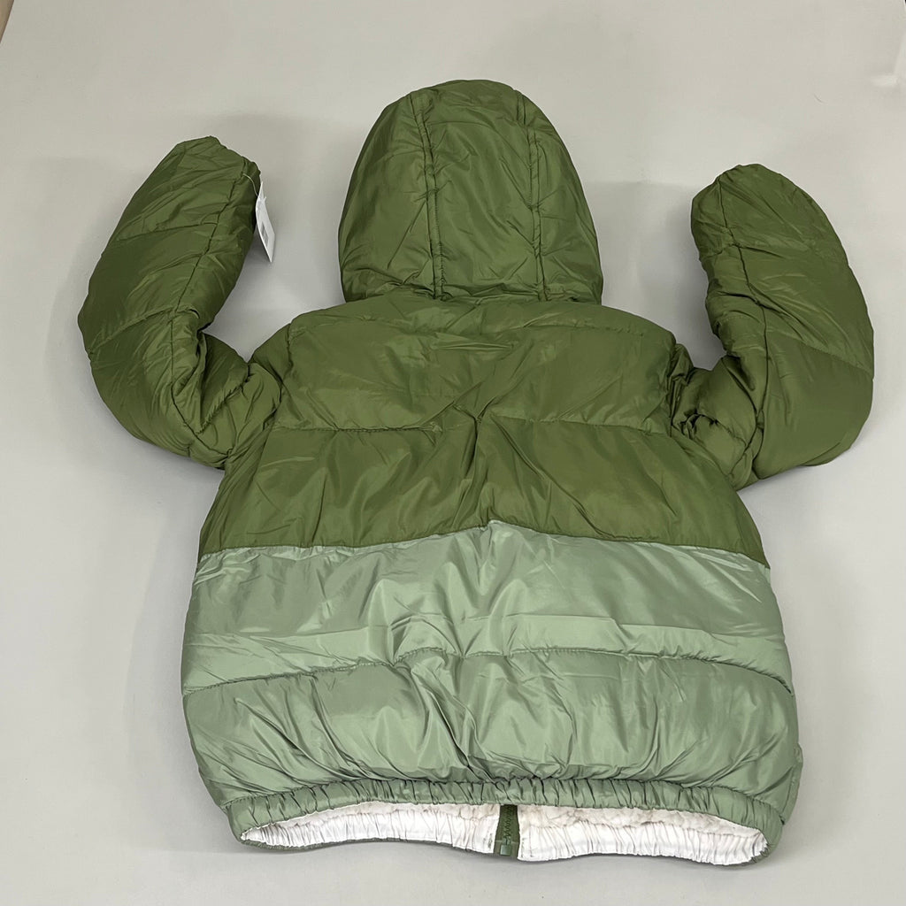 DKNY Boys' Puffer Parka - Olive, Size 14/16