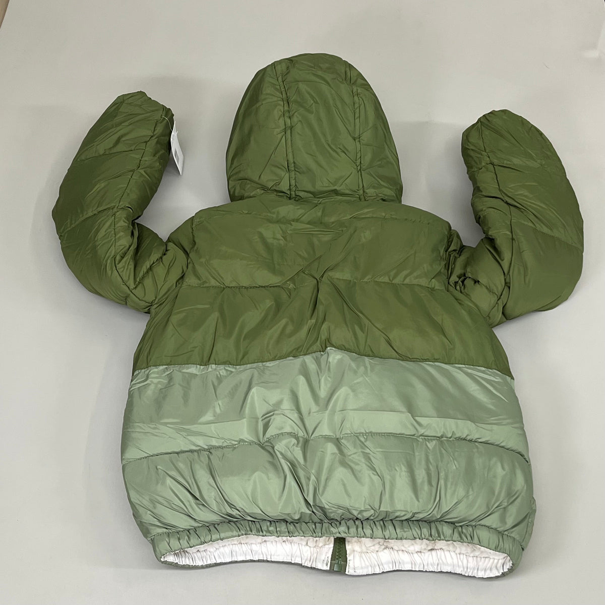 DKNY Boys' Puffer Parka - Olive, Size 14/16