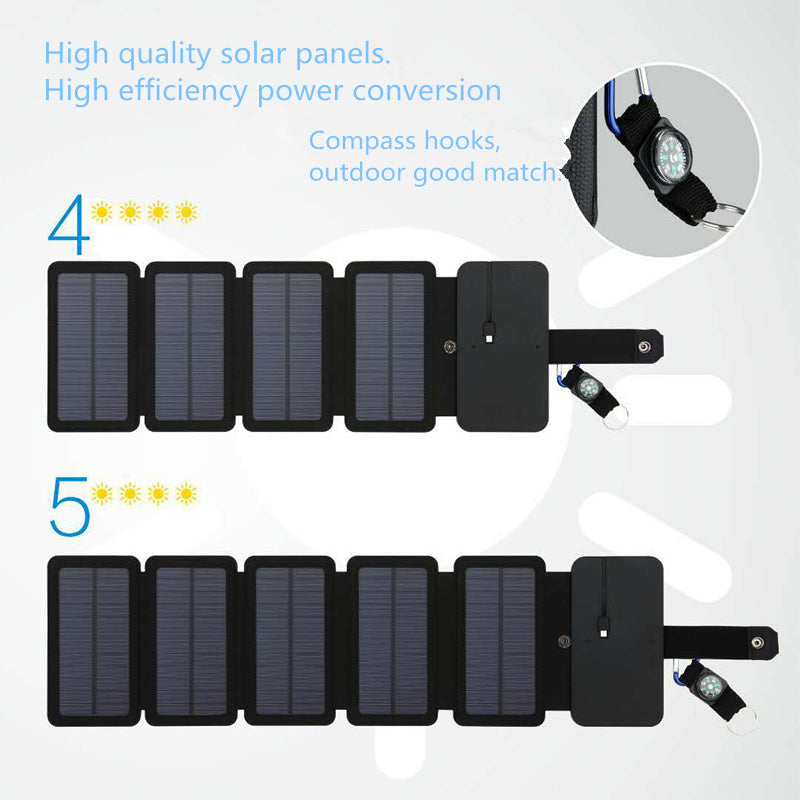 Foldable USB Solar Charger – 7.2W / 9W