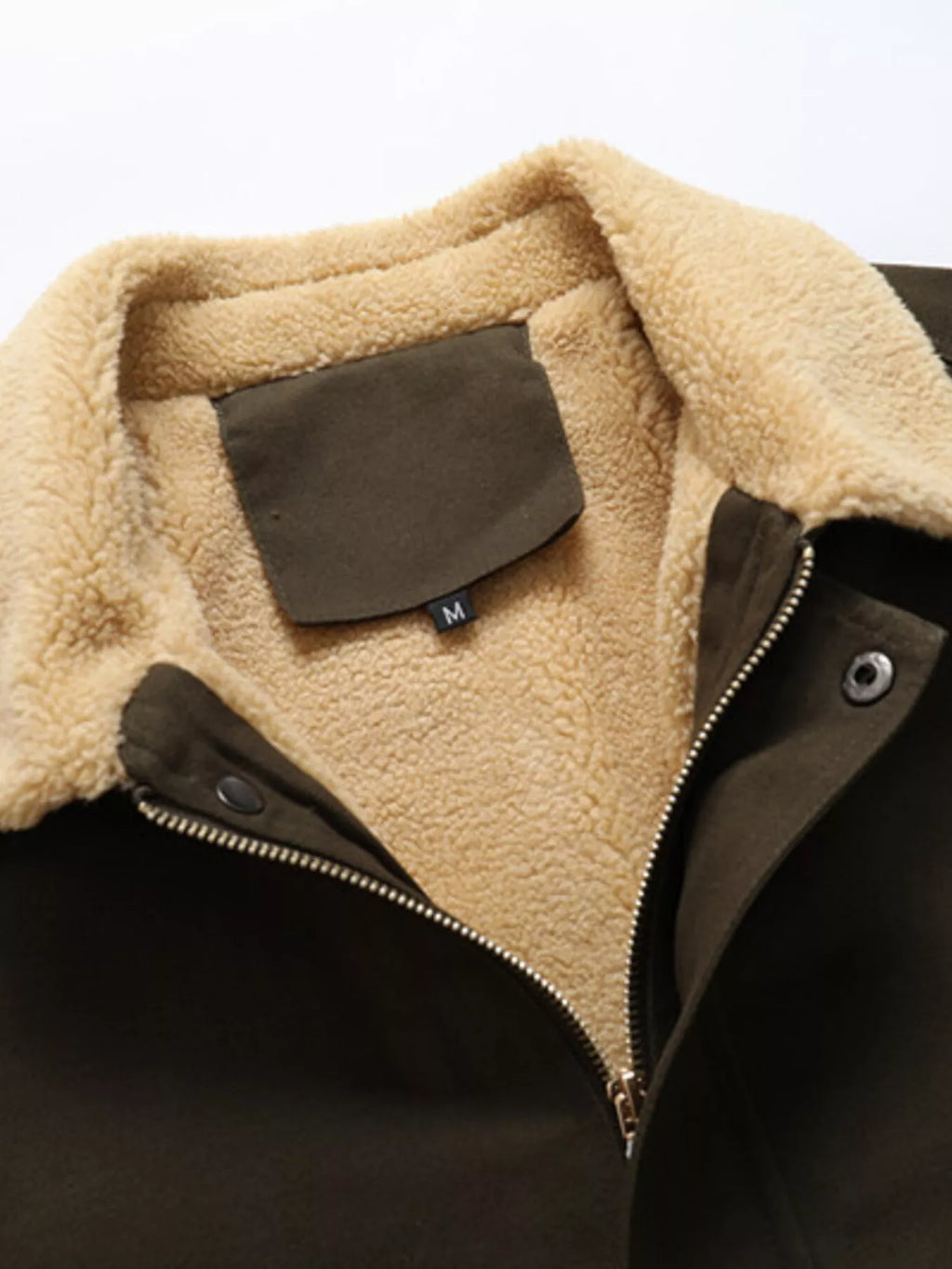 Men's Warm Sherpa-Lined Jacket