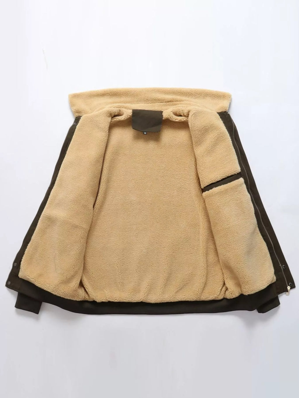 Men's Warm Sherpa-Lined Jacket