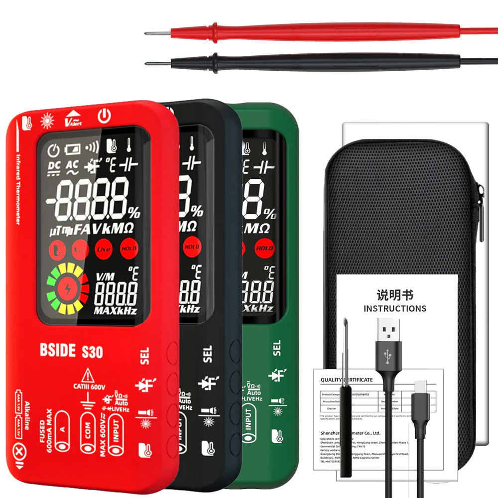 BSIDE S30 Smart Multimeter with IR Thermometer