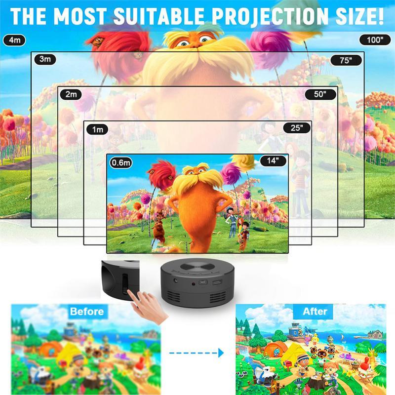 Portable WiFi Home Theater Projector