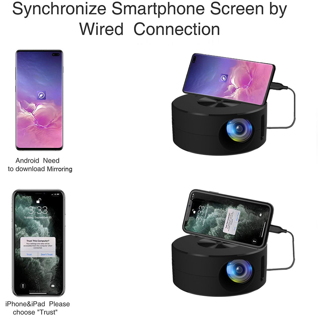 Portable WiFi Home Theater Projector