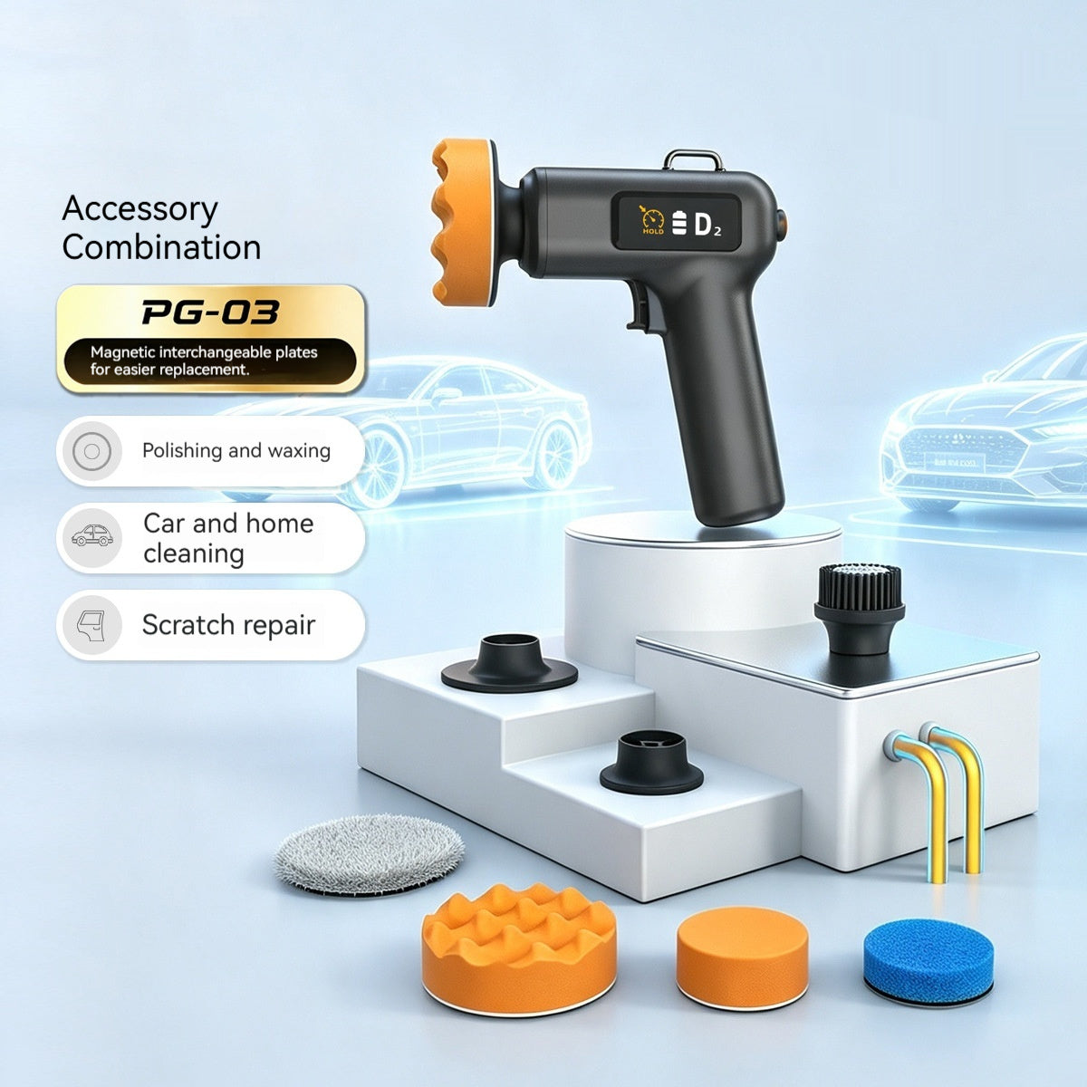 Cordless Car Polisher & Scratch Repair Tool