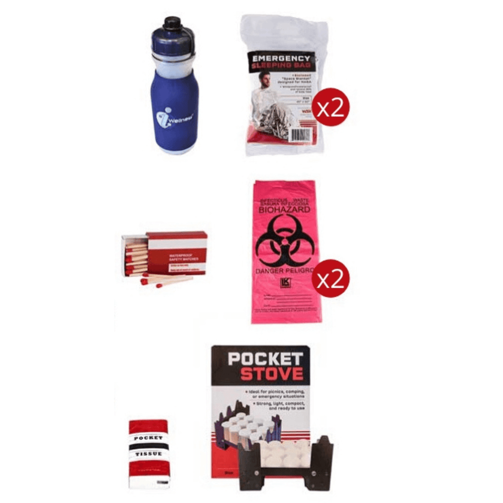 WSK 3-Day Food Storage Emergency Survival Kit with Rolling Bag