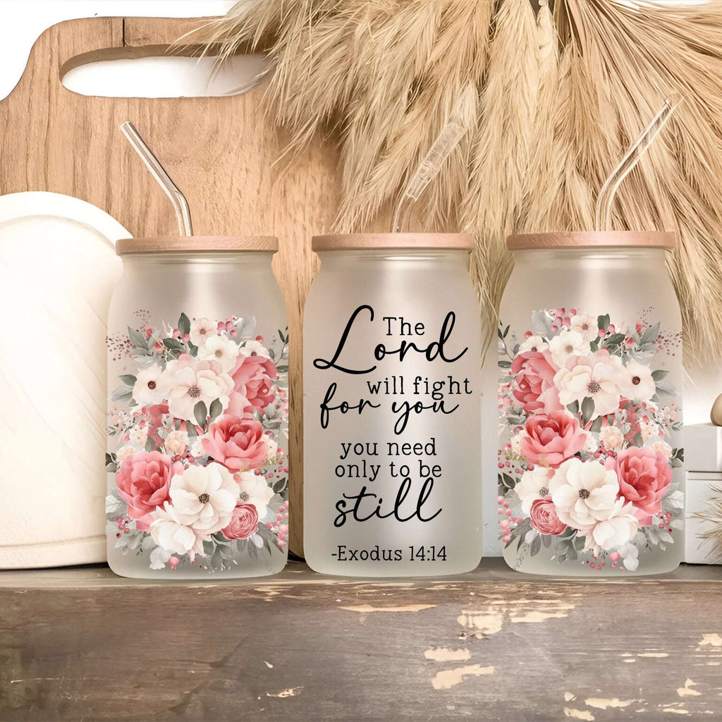 Floral Bible Verse Drinkware — Cup, Mug & Tumbler