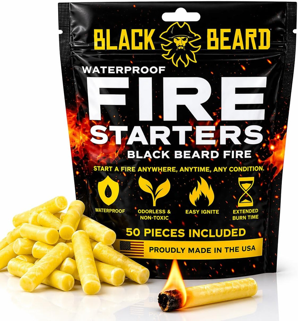 Black Beard Fire Starter Plugs