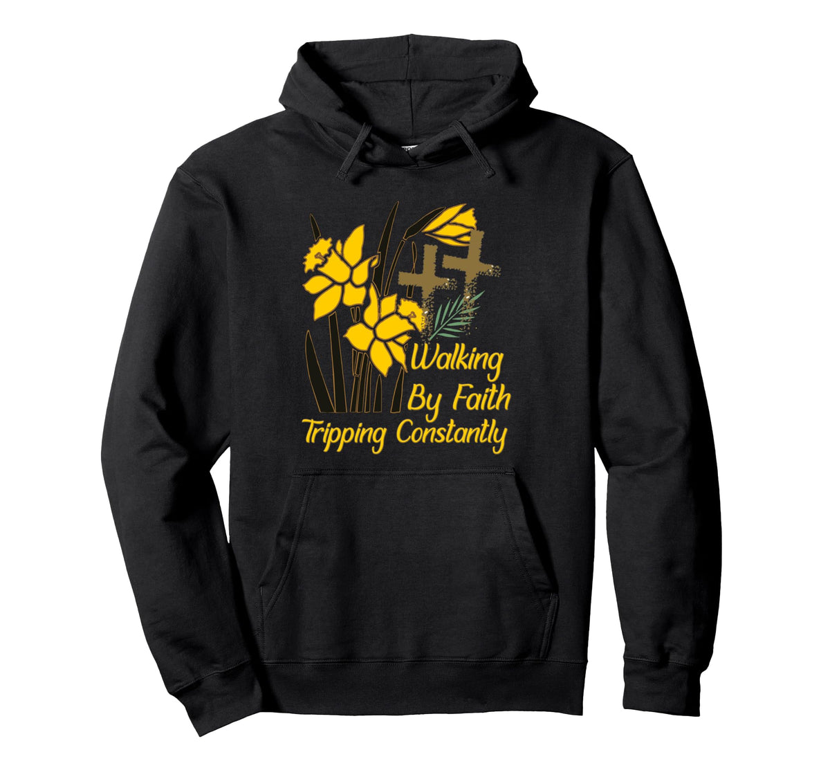 Boho Christian Walking Faith Tripping Hoodie - Trendy Graphic Men Women