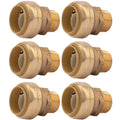 SharkBite 1-in. x 3/4-in. MNPT Adapter — 6 Pack