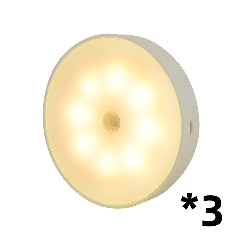 Rechargeable Motion-Sensor LED Puck Lights
