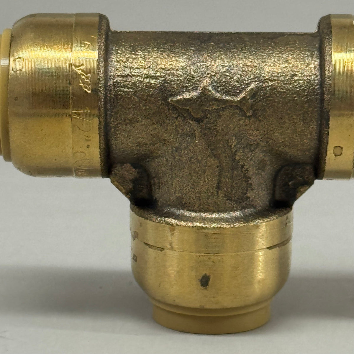 SharkBite 1/2-in. Push-to-Connect Brass Tee (U362LFA)