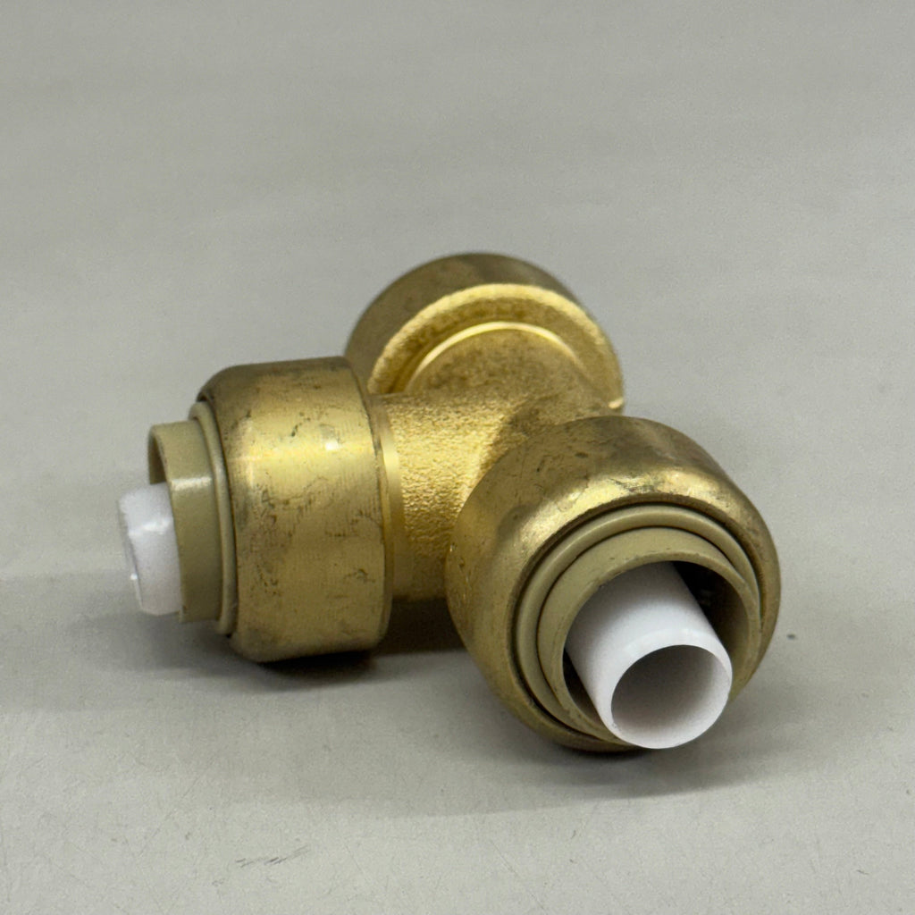 Jones Stephens 1/2-Inch Brass Push-Fit Tee — C77440LF