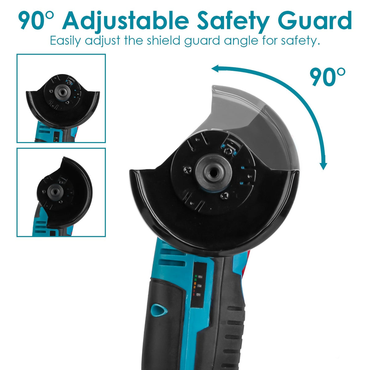 12V Cordless Mini Angle Grinder Kit with 2 Batteries