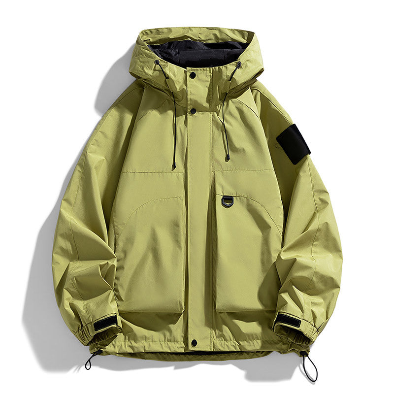 Jacket Men's Windproof Waterproof Leisure Fashion Work Clothes Coat