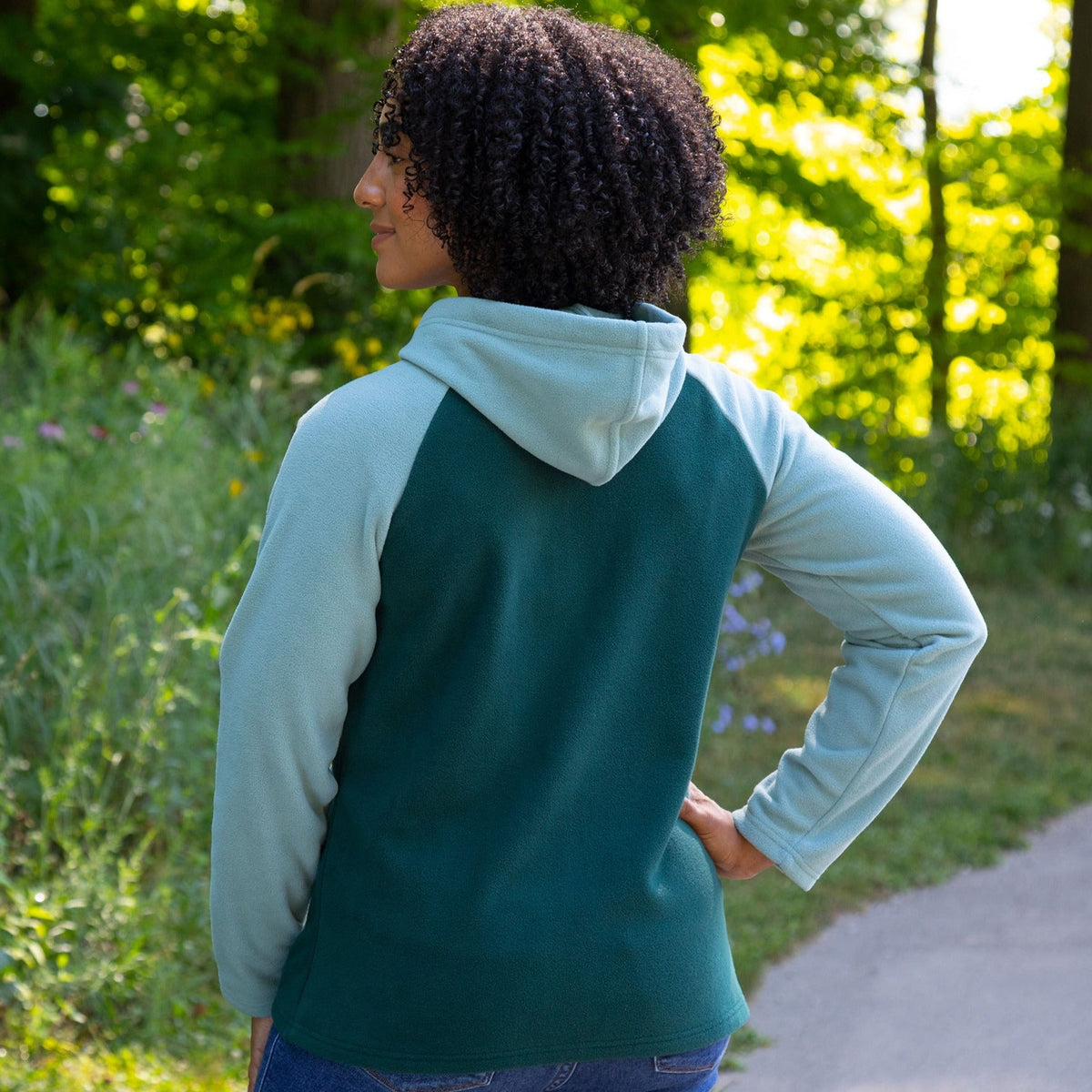 Women's Peace Love Paws Hooded Fleece Jacket