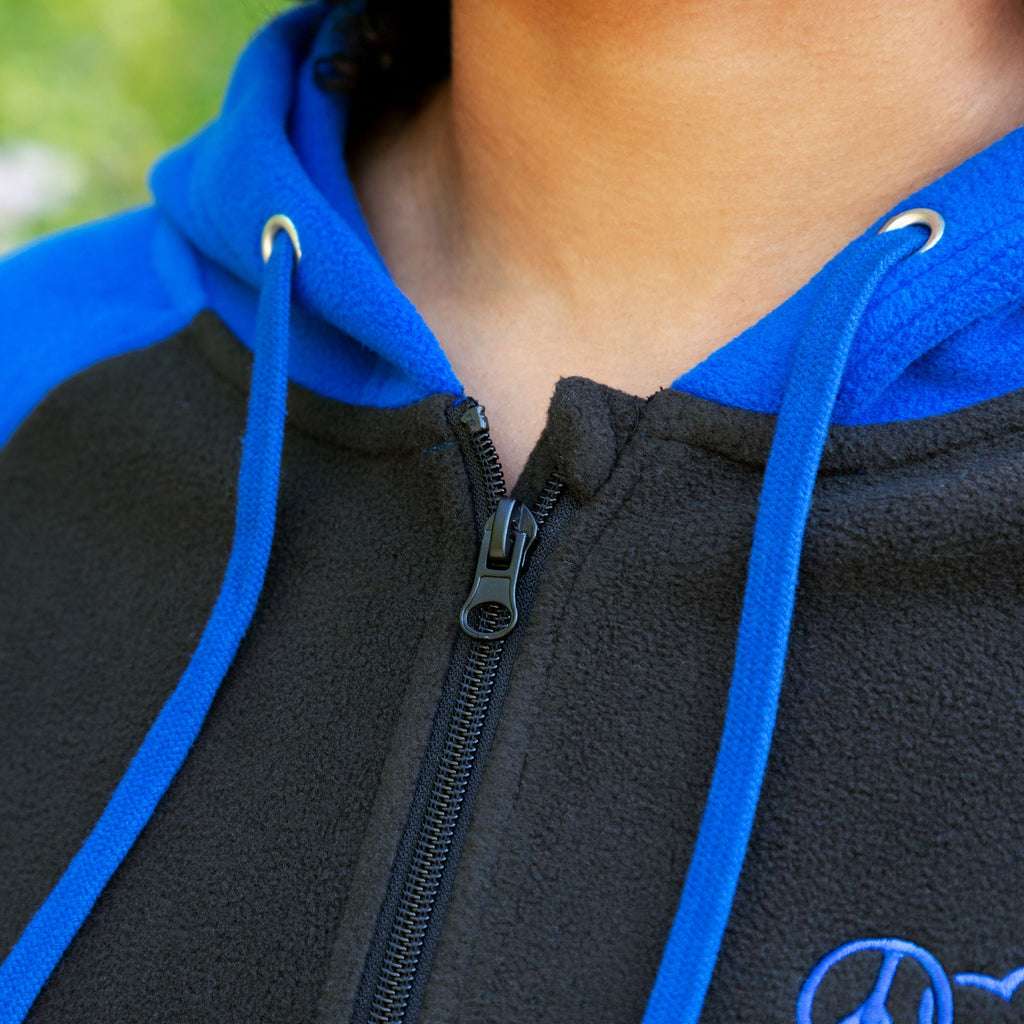 Women's Peace Love Paws Hooded Fleece Jacket