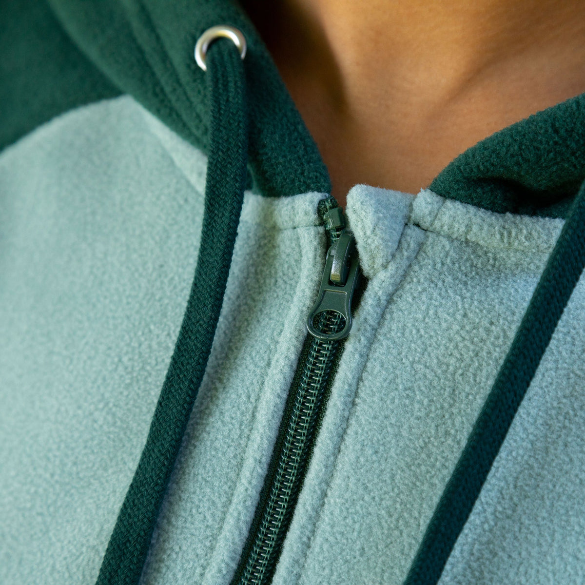 Women's Paw Print Hooded Fleece Jacket