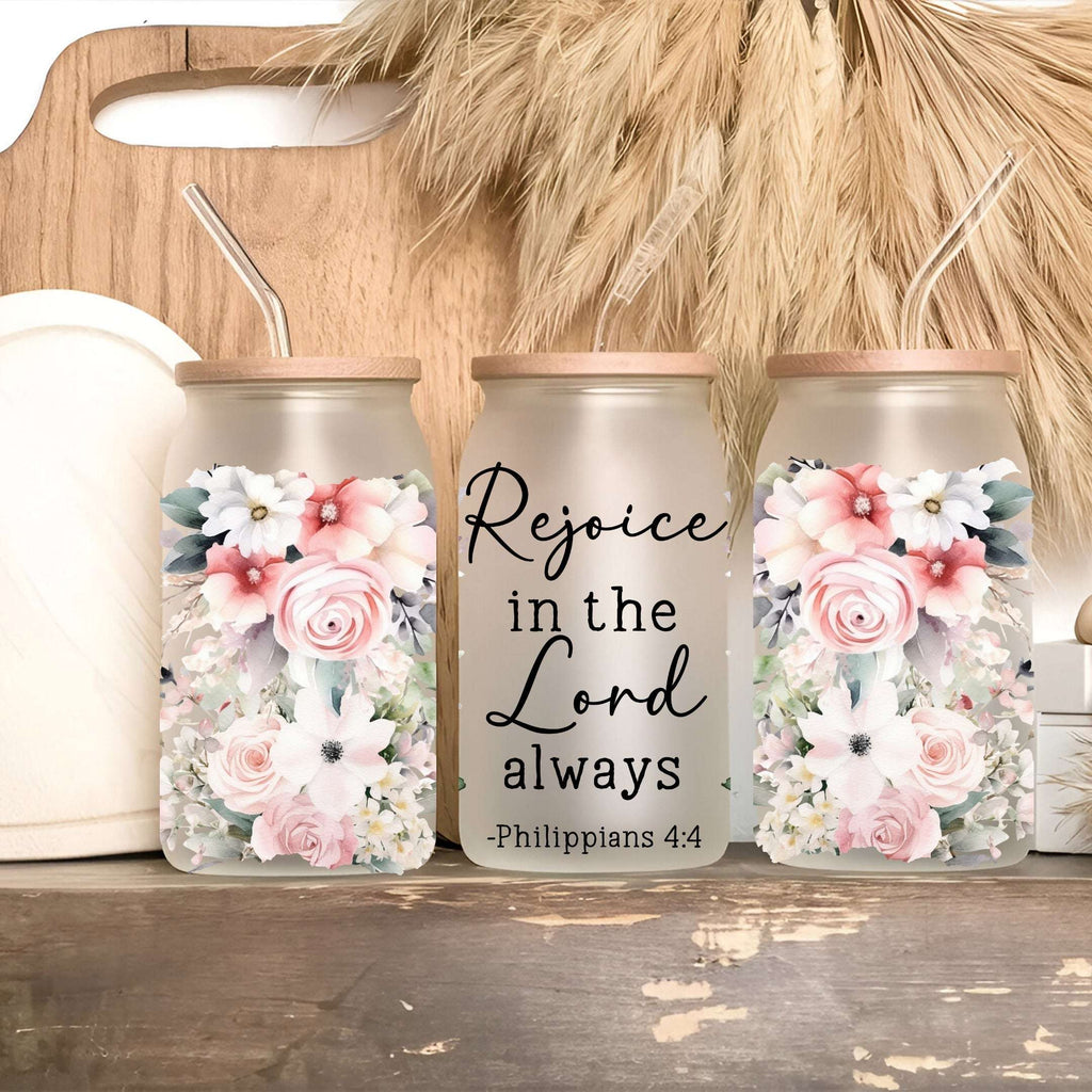 Floral Bible Verse Drinkware — Cup, Mug & Tumbler