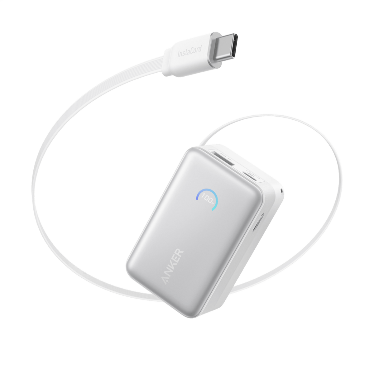 Anker Nano 10K 45W Power Bank with Retractable USB-C Cable