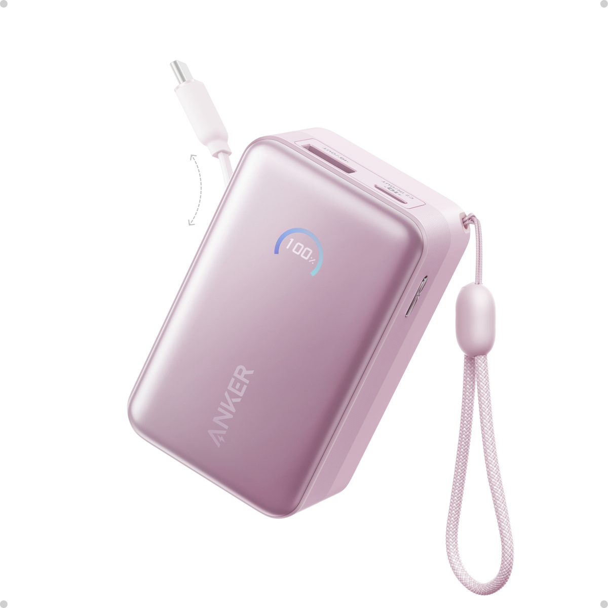 Anker Nano 10K 45W Power Bank with Retractable USB-C Cable