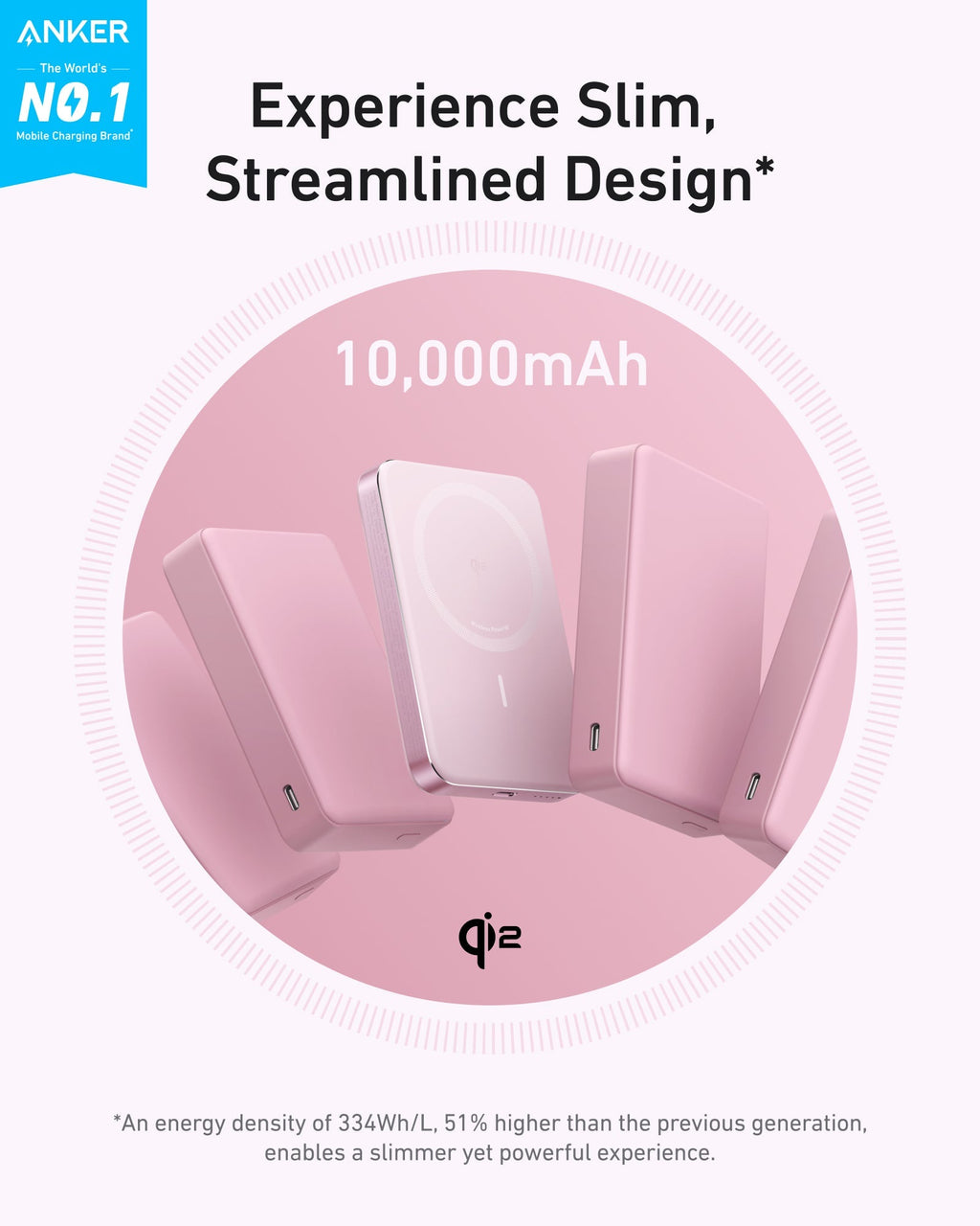 Anker MagGo Slim 10K Magnetic Power Bank