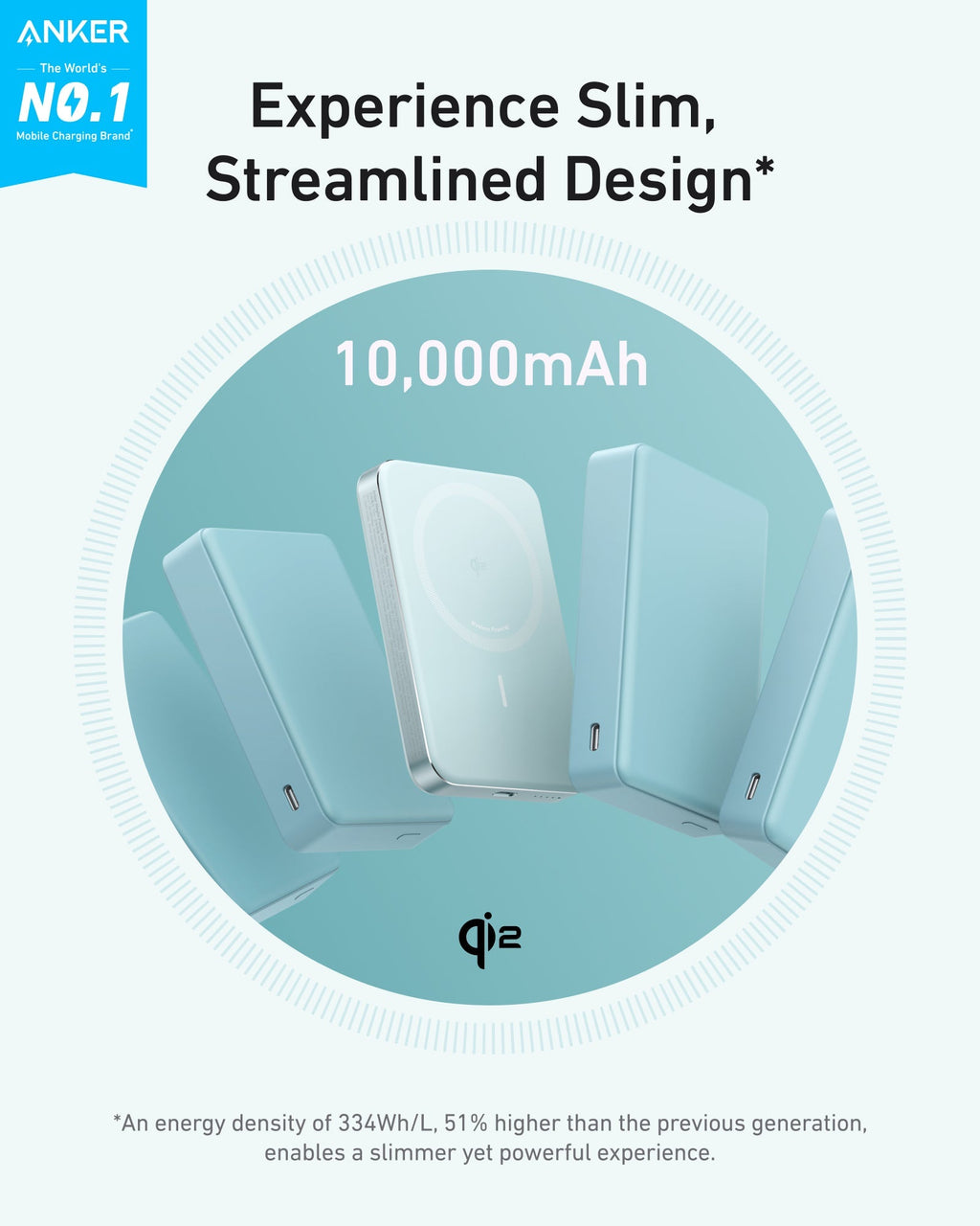 Anker MagGo Slim 10K Magnetic Power Bank