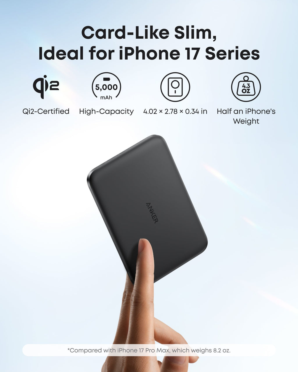 Anker Nano 5K MagGo Slim Power Bank