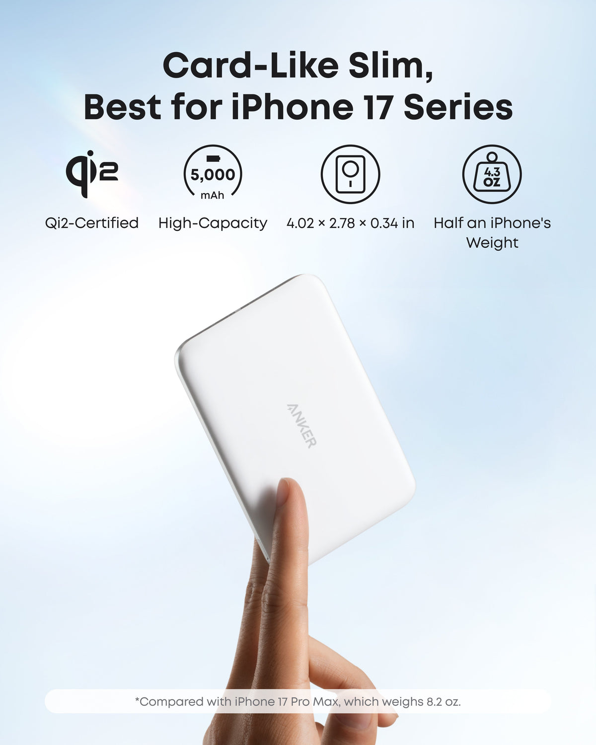 Anker Nano 5K MagGo Slim Power Bank